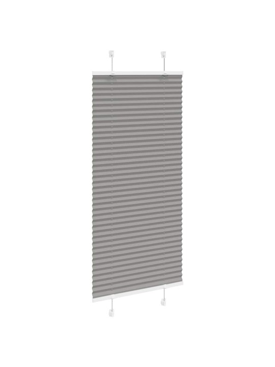 Plisovaná roleta antracitová 65x100 cm šířka látky 64,4 cm