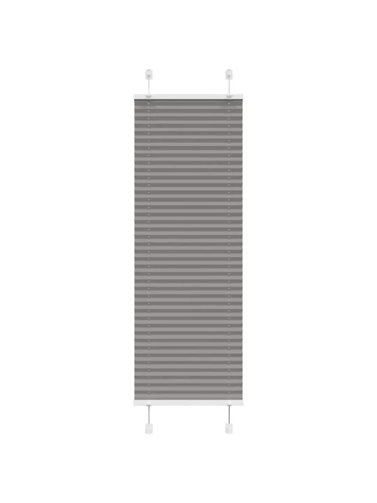 Plisovaná roleta antracitová 40x150 cm šířka látky 39,4 cm