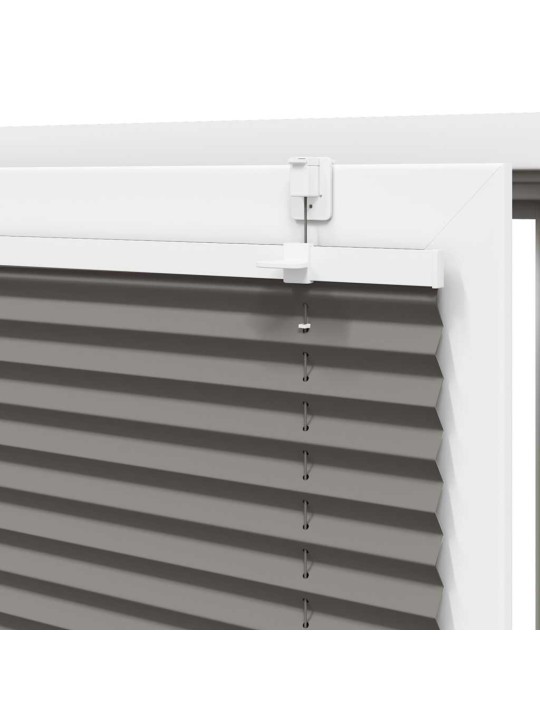 Plisovaná roleta antracitová 40x150 cm šířka látky 39,4 cm