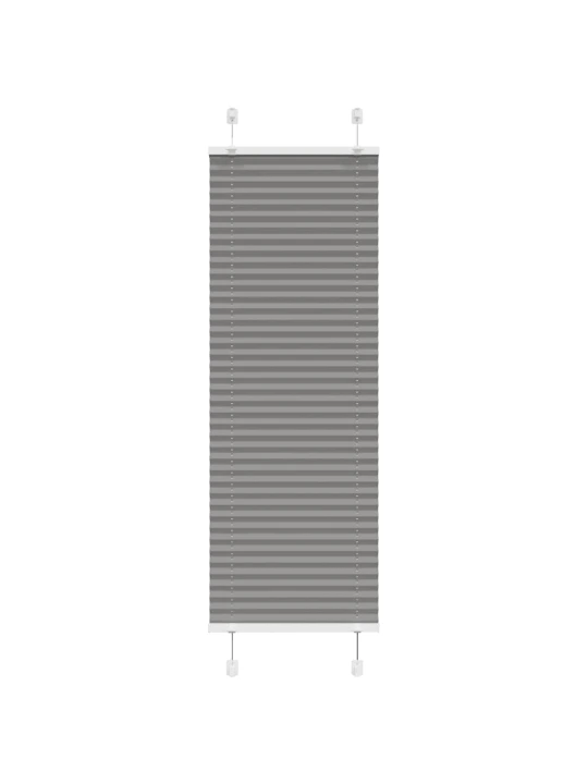 Plisovaná roleta antracitová 50x150 cm šířka látky 49,4 cm