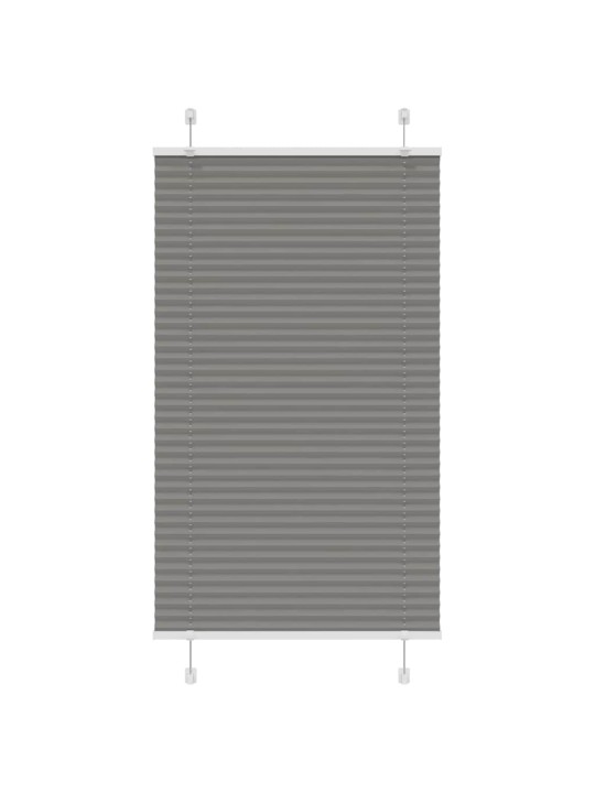 Plisovaná roleta antracitová 70x150 cm šířka látky 69,4 cm