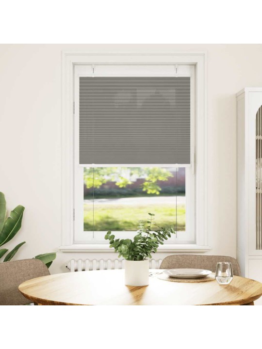 Plisovaná roleta antracitová 70x150 cm šířka látky 69,4 cm