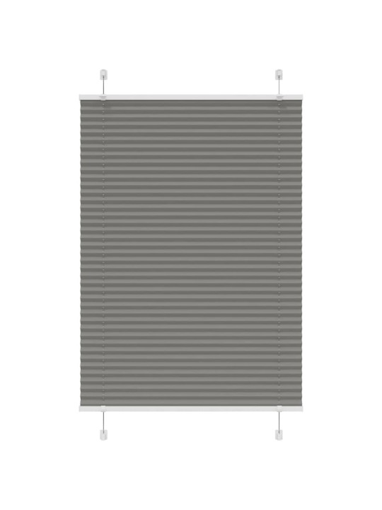 Plisovaná roleta antracitová 100x150 cm šířka látky 99,4 cm