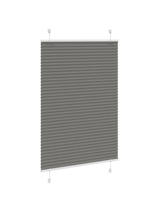 Plisovaná roleta antracitová 100x150 cm šířka látky 99,4 cm