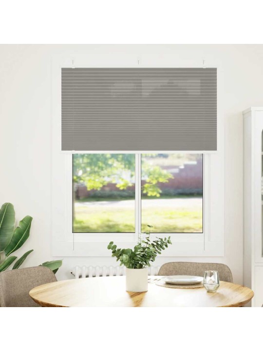 Plisovaná roleta antracitová 105x150 cm šířka látky 104,4 cm