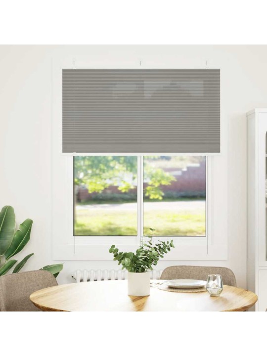 Plisovaná roleta antracitová 110x150 cm šířka látky 109,4 cm