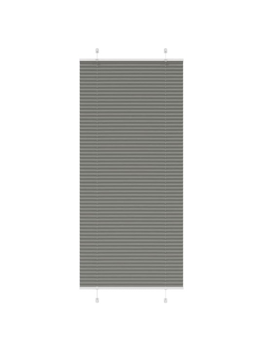 Plisovaná roleta antracitová 100x200 cm šířka látky 99,4 cm