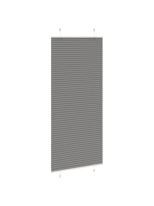 Plisovaná roleta antracitová 100x200 cm šířka látky 99,4 cm