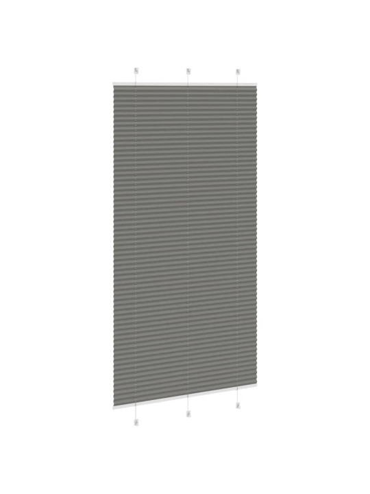 Plisovaná roleta antracitová 105x200 cm šířka látky 104,4 cm