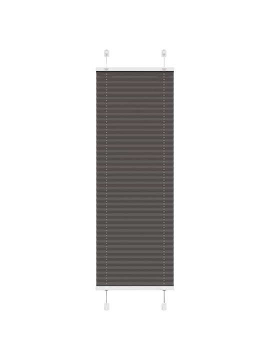Plisovaná roleta černá 40x100 cm šířka látky 39,4 cm polyester