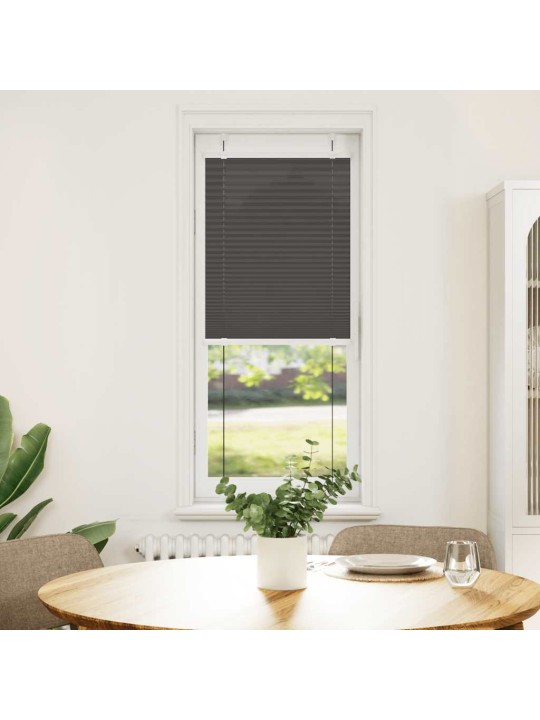 Plisovaná roleta černá 40x100 cm šířka látky 39,4 cm polyester