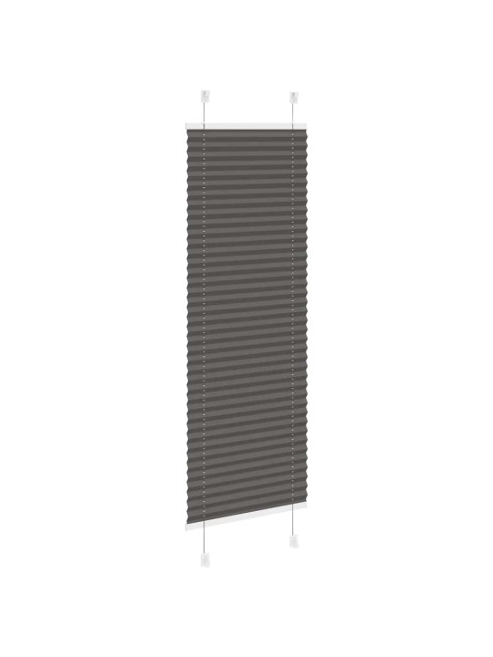 Plisovaná roleta černá 40x100 cm šířka látky 39,4 cm polyester