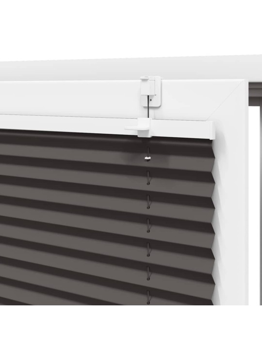 Plisovaná roleta černá 40x100 cm šířka látky 39,4 cm polyester