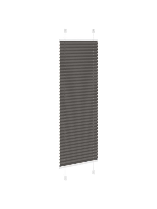 Plisovaná roleta černá 50x100 cm šířka látky 49,4 cm polyester