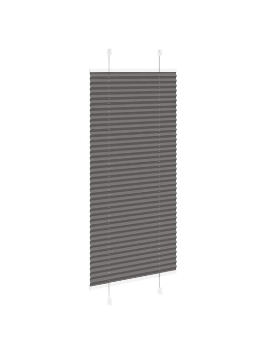 Plisovaná roleta černá 55x100 cm šířka látky 54,4 cm polyester