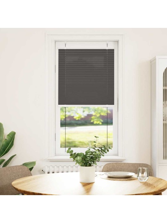 Plisovaná roleta černá 60x100 cm šířka látky 59,4 cm polyester