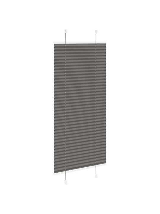 Plisovaná roleta černá 65x100 cm šířka látky 64,4 cm polyester