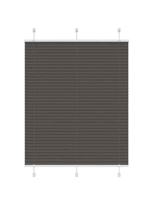 Plisovaná roleta černá 105x100 cm šířka látky 104,4cm polyester