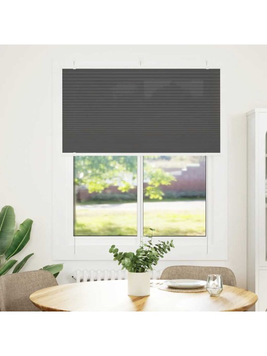 Plisovaná roleta černá 105x100 cm šířka látky 104,4cm polyester