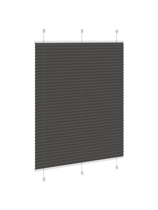 Plisovaná roleta černá 105x100 cm šířka látky 104,4cm polyester
