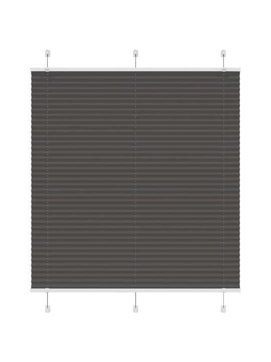 Plisovaná roleta černá 115x100 cm šířka látky 114,4cm polyester