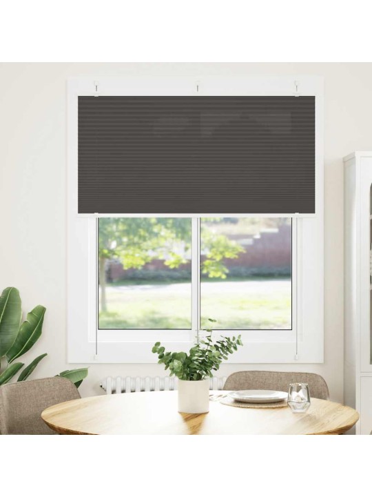 Plisovaná roleta černá 115x100 cm šířka látky 114,4cm polyester