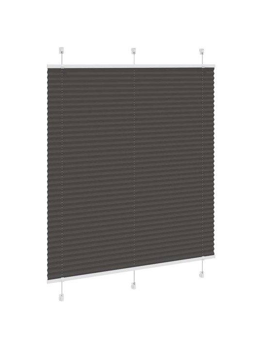 Plisovaná roleta černá 115x100 cm šířka látky 114,4cm polyester