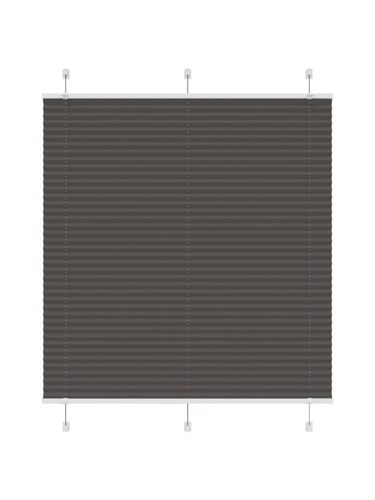 Plisovaná roleta černá 120x100 cm šířka látky 119,4cm polyester
