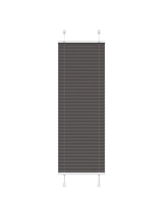 Plisovaná roleta černá 45x150 cm šířka látky 44,4 cm polyester