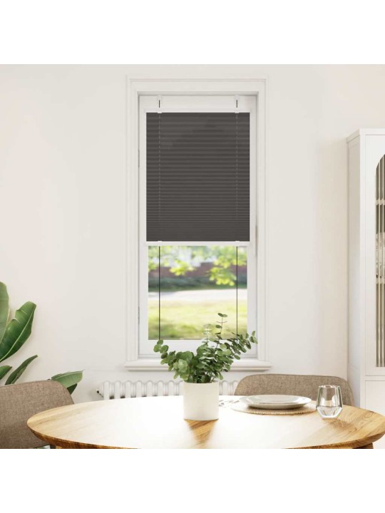 Plisovaná roleta černá 45x150 cm šířka látky 44,4 cm polyester