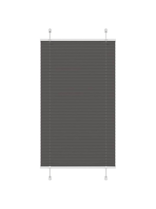 Plisovaná roleta černá 70x150 cm šířka látky 69,4 cm polyester