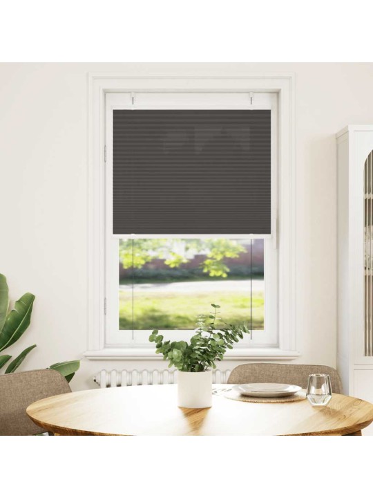 Plisovaná roleta černá 70x150 cm šířka látky 69,4 cm polyester