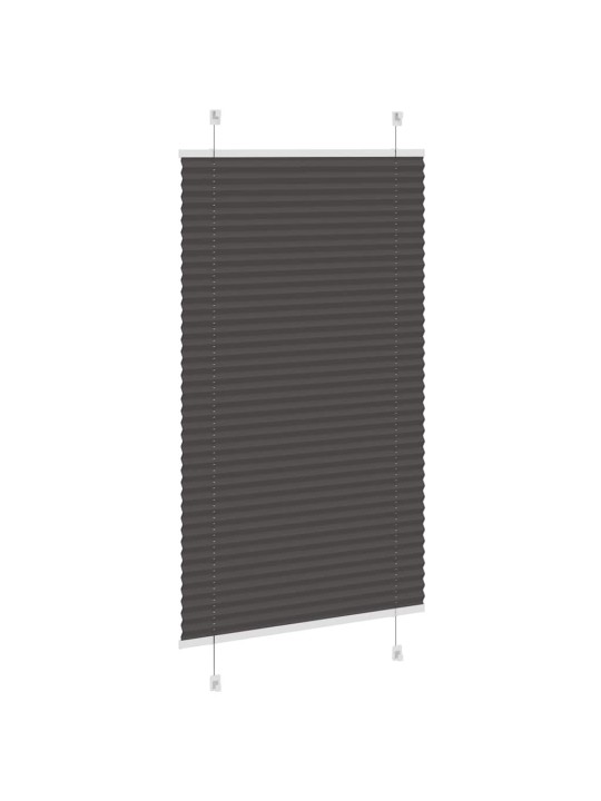 Plisovaná roleta černá 80x150 cm šířka látky 79,4 cm polyester