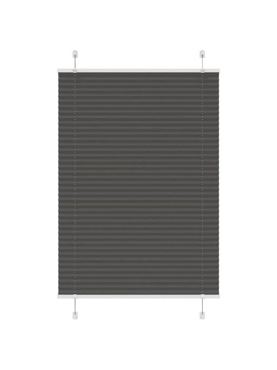 Plisovaná roleta černá 85x150 cm šířka látky 84,4 cm polyester