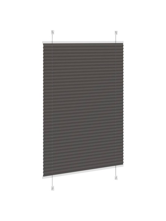 Plisovaná roleta černá 85x150 cm šířka látky 84,4 cm polyester