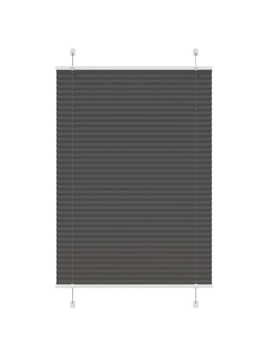 Plisovaná roleta černá 90x150 cm šířka látky 89,4 cm polyester