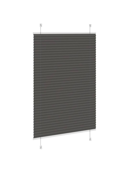 Plisovaná roleta černá 90x150 cm šířka látky 89,4 cm polyester