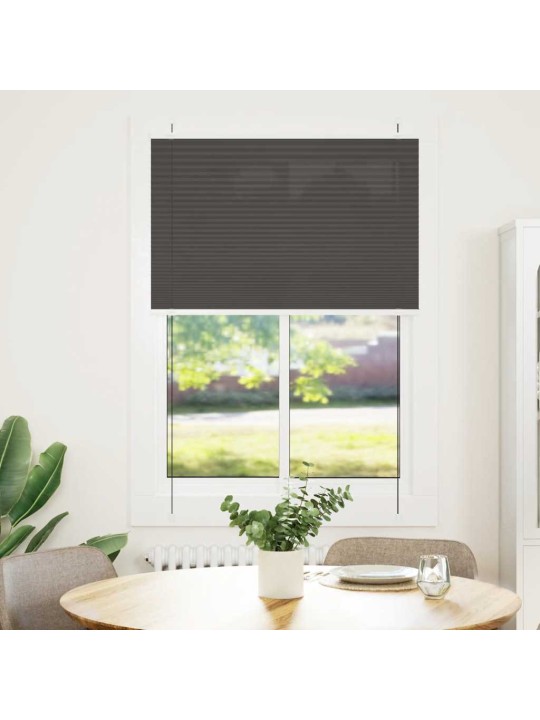 Plisovaná roleta černá 95x150 cm šířka látky 94,4 cm polyester