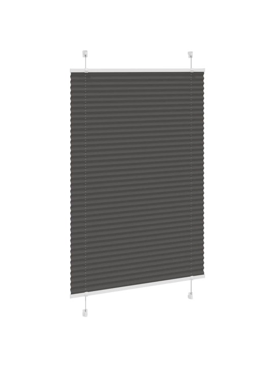 Plisovaná roleta černá 95x150 cm šířka látky 94,4 cm polyester