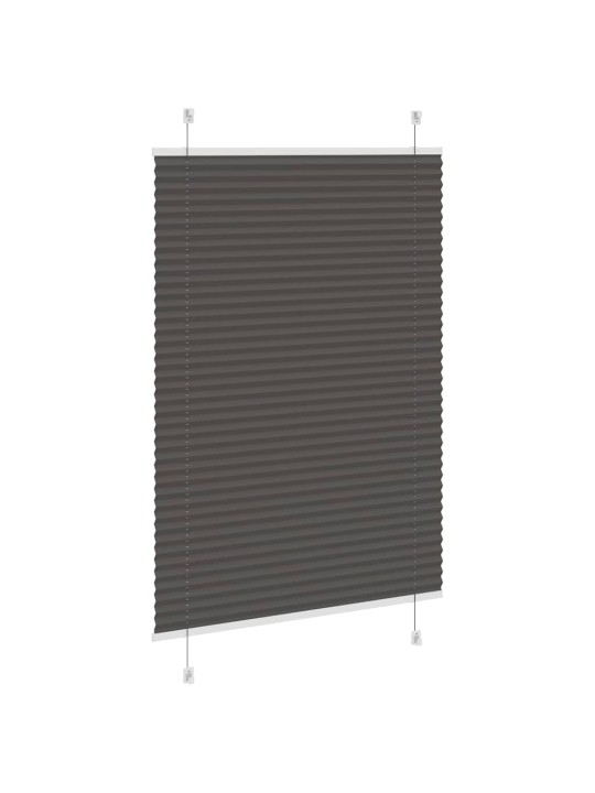 Plisovaná roleta černá 95x150 cm šířka látky 94,4 cm polyester