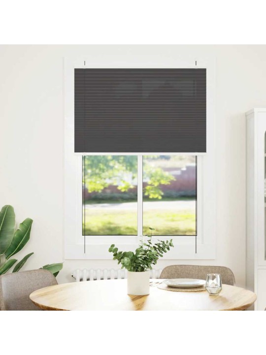 Plisovaná roleta černá 100x150 cm šířka látky 99,4cm polyester