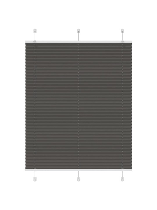 Plisovaná roleta černá 110x150 cm šířka látky 109,4cm polyester