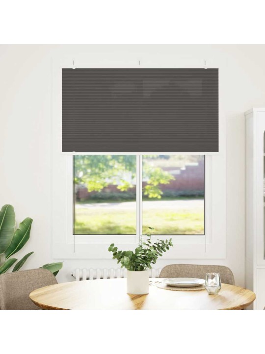 Plisovaná roleta černá 110x150 cm šířka látky 109,4cm polyester