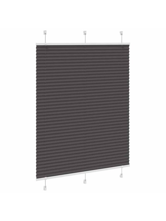 Plisovaná roleta černá 110x150 cm šířka látky 109,4cm polyester