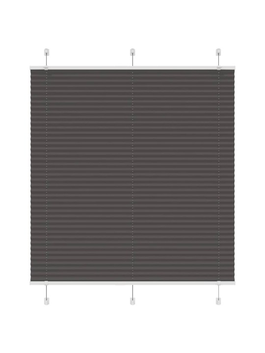 Plisovaná roleta černá 115x150 cm šířka látky 114,4cm polyester