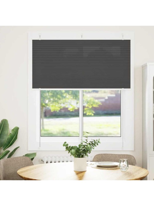 Plisovaná roleta černá 115x150 cm šířka látky 114,4cm polyester