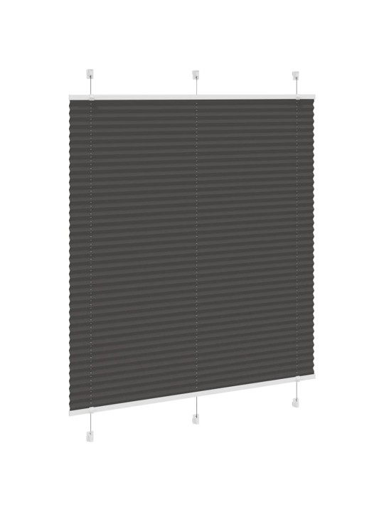 Plisovaná roleta černá 115x150 cm šířka látky 114,4cm polyester