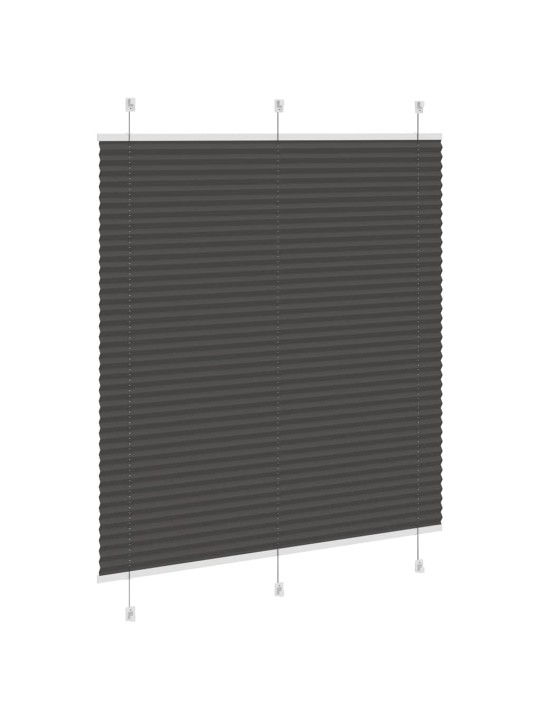 Plisovaná roleta černá 115x150 cm šířka látky 114,4cm polyester