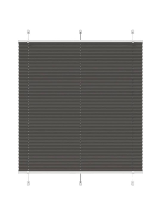 Plisovaná roleta černá 120x150 cm šířka látky 119,4cm polyester