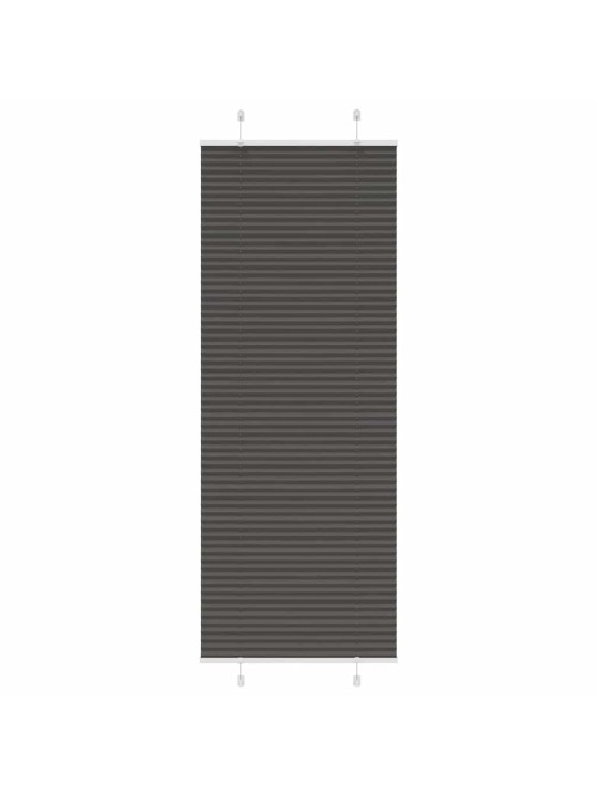 Plisovaná roleta černá 60x200 cm šířka látky 59,4 cm polyester